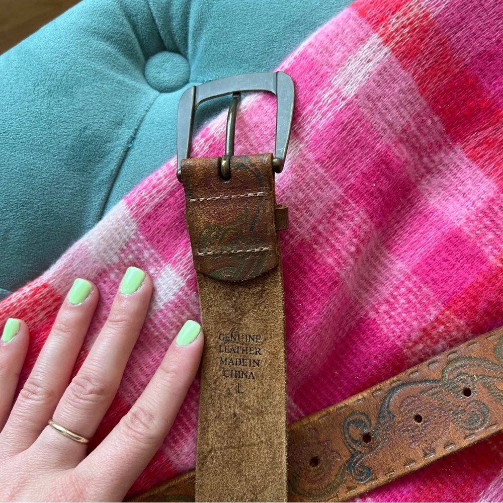 Genuine Leather Brown Belt